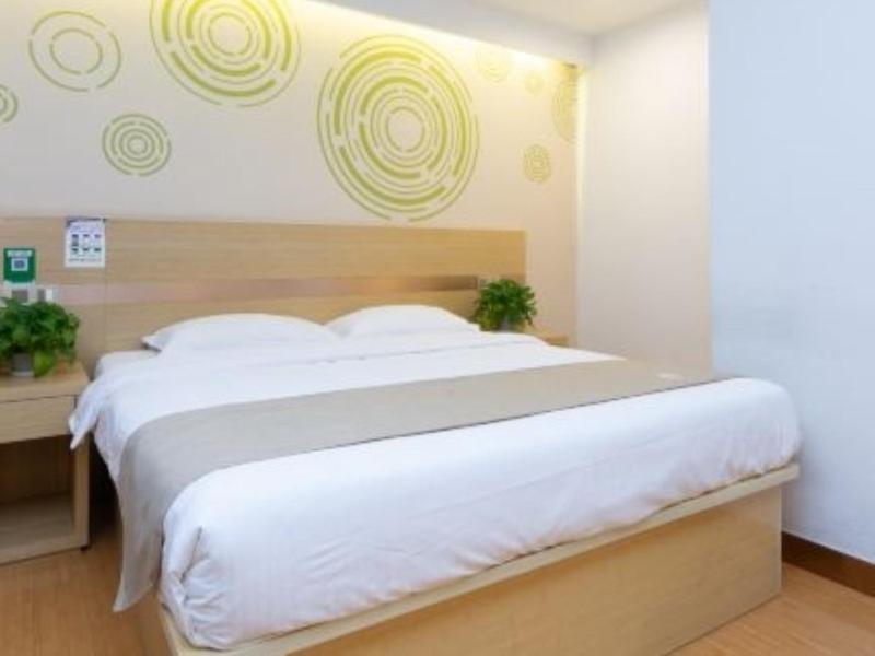 Greentree Inn Shanghai Minhang District Beiqiao Subway Station Express Hotel Eksteriør bilde