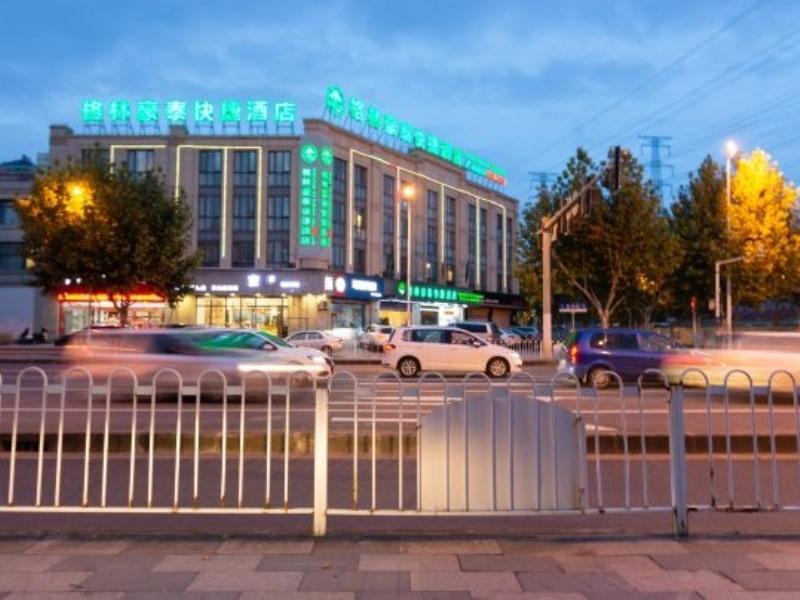 Greentree Inn Shanghai Minhang District Beiqiao Subway Station Express Hotel Eksteriør bilde