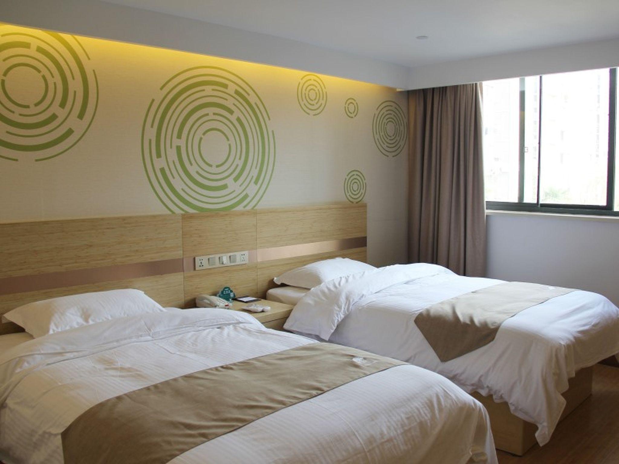 Greentree Inn Shanghai Minhang District Beiqiao Subway Station Express Hotel Eksteriør bilde