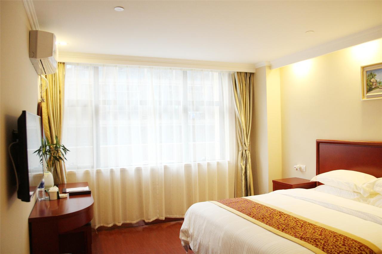 Greentree Inn Shanghai Minhang District Beiqiao Subway Station Express Hotel Eksteriør bilde