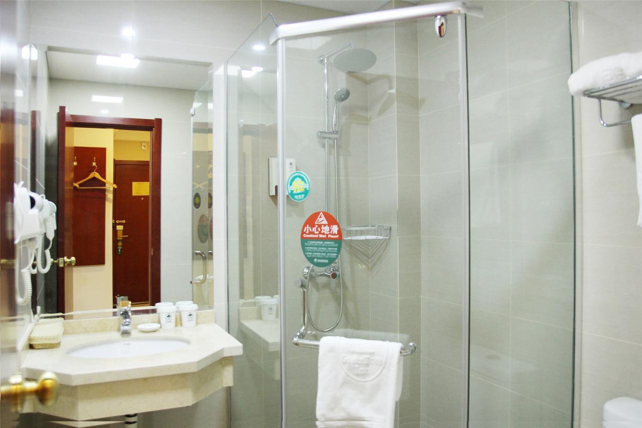 Greentree Inn Shanghai Minhang District Beiqiao Subway Station Express Hotel Eksteriør bilde
