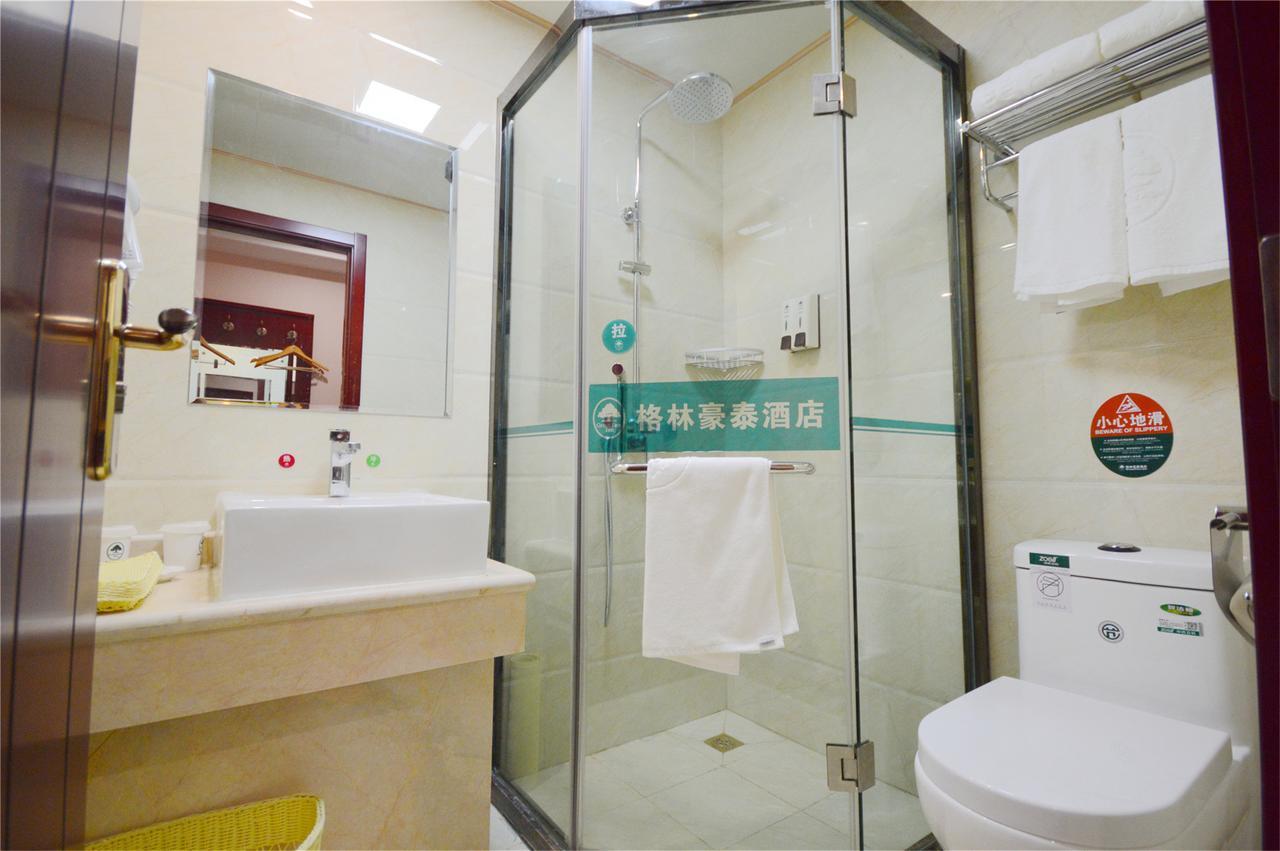Greentree Inn Shanghai Minhang District Beiqiao Subway Station Express Hotel Eksteriør bilde