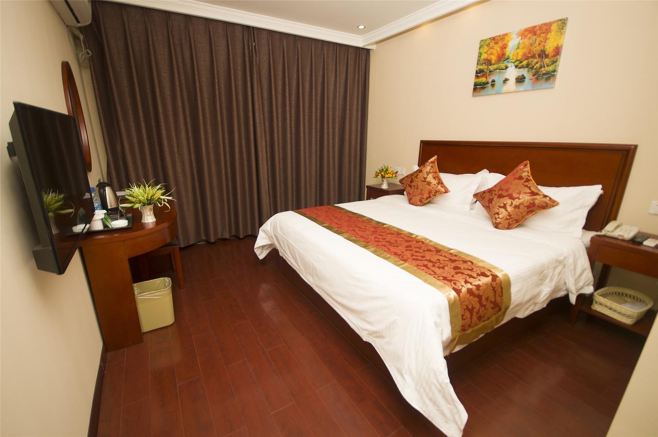 Greentree Inn Shanghai Minhang District Beiqiao Subway Station Express Hotel Eksteriør bilde
