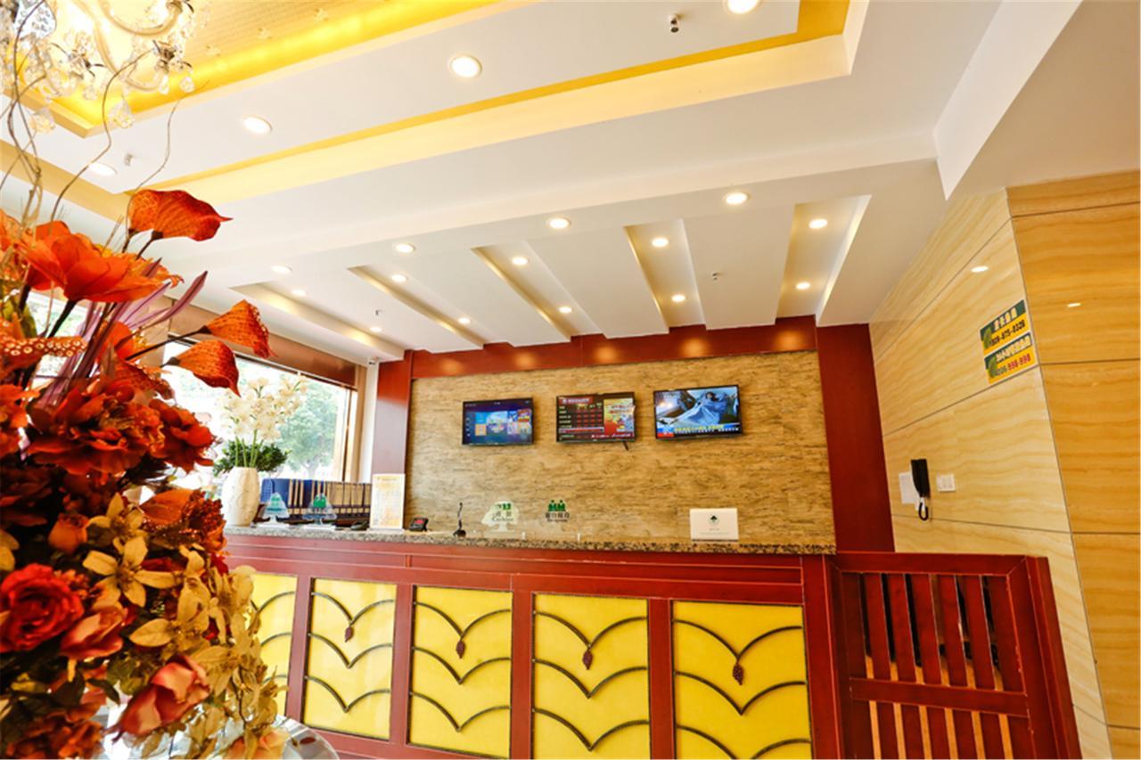 Greentree Inn Shanghai Minhang District Beiqiao Subway Station Express Hotel Eksteriør bilde