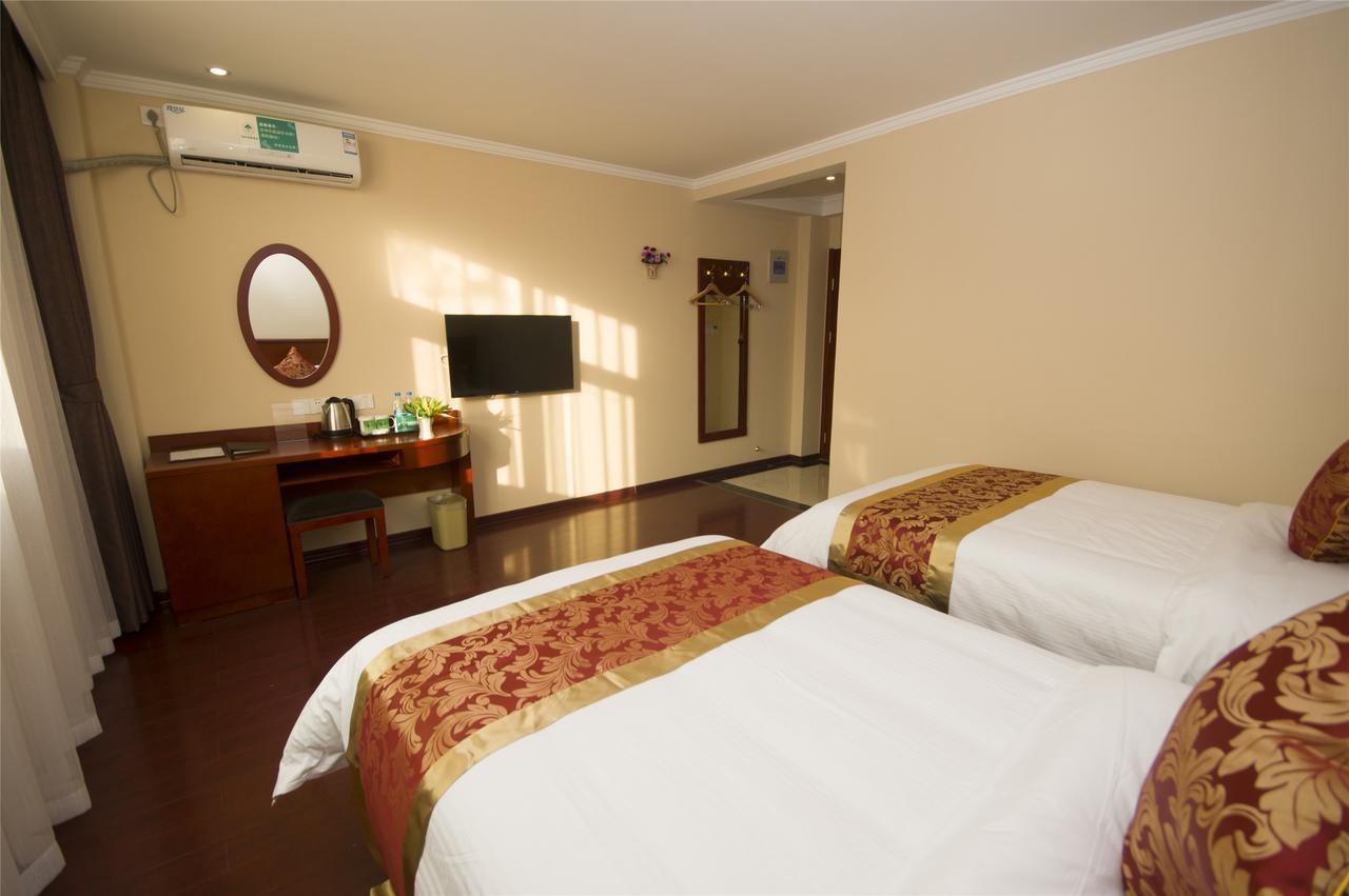 Greentree Inn Shanghai Minhang District Beiqiao Subway Station Express Hotel Eksteriør bilde